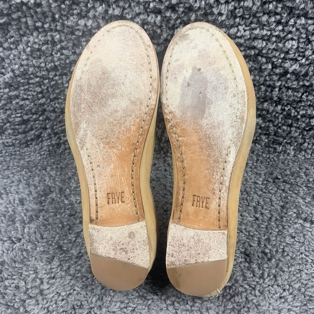 Frye Ballet Flats 8 B Beige Suede 3471255 - Picture 7 of 8